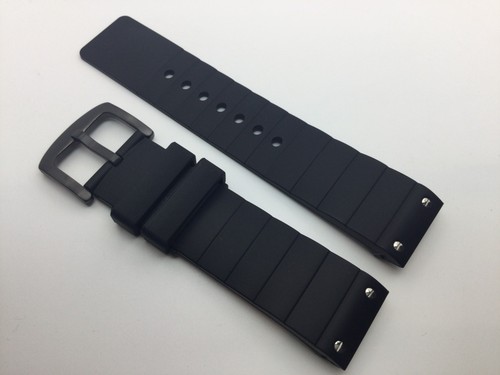 Cinturino gomma nero 23mm - in,