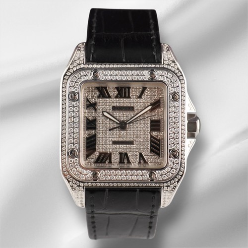 Cartier santos 100 uomo - xl,