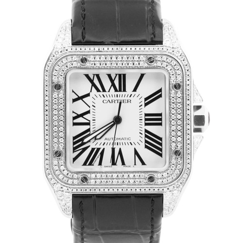 Cartier santos 100 - 100, pave
