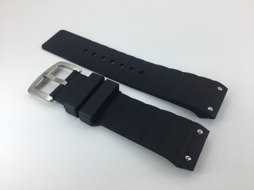 23mm fkm cinturino gomma nero - fkm,