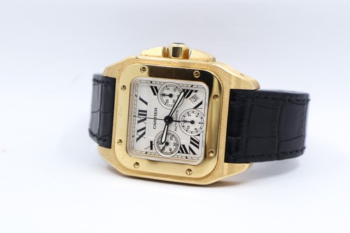 Cronografo cartier santos 100 - cronografo,