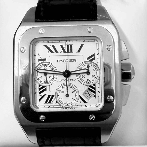 Cartier santos chrono 100 - santos,