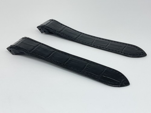 Cinturino 23mm pelle nero - pelle, per